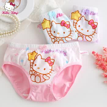 hello kitty hellokitty儿童内裤 女童内裤 女生棉质三角裤小孩平角
