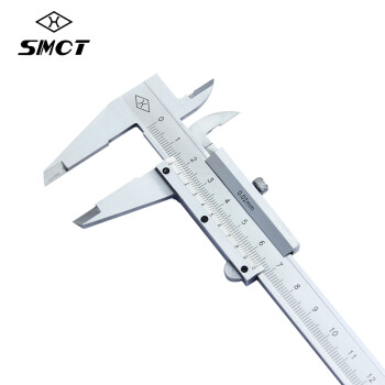 SMCT/上量游标卡尺0-200（带针）高精度不锈钢高度尺迷你油表S102-101-114A