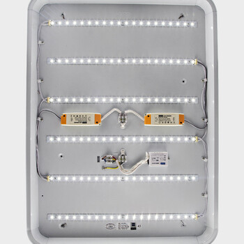 奥朵灯饰 现代简约led吸顶灯 长方形客厅餐厅卧室照明灯具 CL40349-大号-89cm 无极调光+遥控