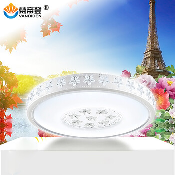 
                                        梵帝登 现代led吸顶灯客厅圆形厨卫房饭餐厅灯具温馨个性过道阳台灯玄关走廊入户门厅灯书房间主卧室灯饰 过道圆9W(直径30cm) 单色款白光(无遥控)                