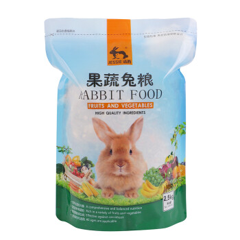 洁西（JESSIE）果蔬兔粮2.5kg 垂耳兔幼兔成兔蔬果兔粮,降价幅度6.7%