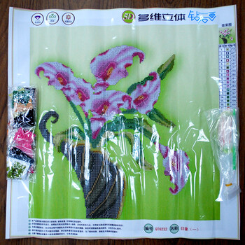 
                                        鸿胤皇室蒙娜丽莎水钻十字绣钻石绣5D钻石画三联画贴钻画圆钻满钻新款客厅魔方钻石贴画钻石秀钻 QT6232-33-34三件套 长0.50米*宽0.50米                