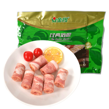 【金锣】培根片300g*5袋(单袋约12片 火锅食材 早餐美食 手抓饼披萨