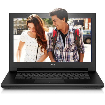 戴尔（DELL）Ins14CR-4518B 灵越14英寸笔记本电脑（i5-5200U 4G 500G GT820M 1G独显 Win8）黑