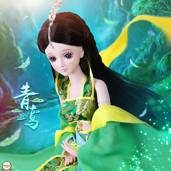 古装神话-青鸾仙子_ 5折现价叶罗丽 芭比娃娃60cm可换装女孩玩具生日图片
