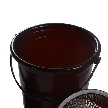 
                                                            辉跃茶具 塑料桶茶渣桶 加厚型排水桶 带盖茶水桶杂物桶 塑料茶水桶                