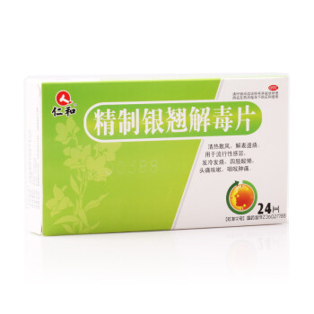仁和 精制银翘解毒片 24片
