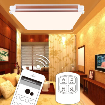 
                                        朗美科Lightmates WiFi操控 智能LED吸顶灯 LC1015 24W高亮 京东微联APP控制                
