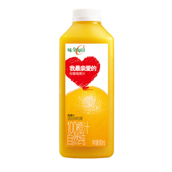 味全 每日c果汁 100自然纯 橙汁 900ml