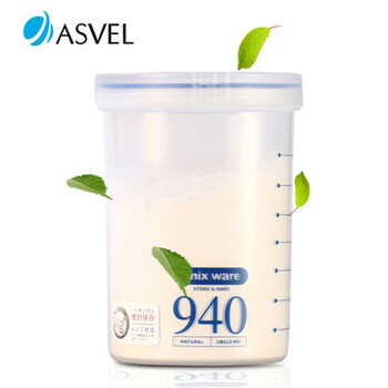 
                                        
                                        ASVEL 日本Asvel 密封奶粉罐 调料罐密封罐保鲜盒 奶粉盒密封储物 蓝色940ml=400g奶粉 送密封夹+奶粉勺                