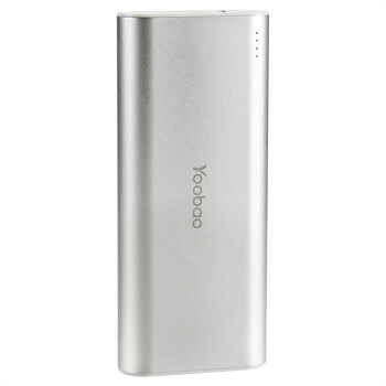 羽博（Yoobao） 极速J4 双USB 2A 移动电源/充电宝 10000毫安 太空银