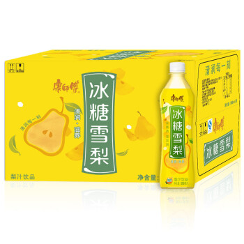 康师傅冰糖雪梨500ml*15瓶 整箱（新老包装随机发货）,降价幅度13.1%