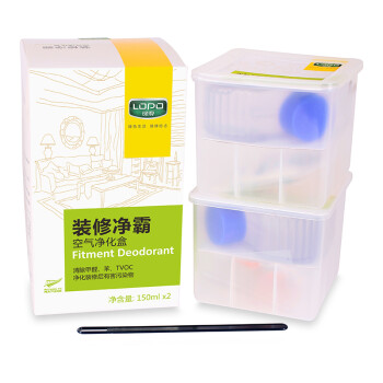 
                                                            绿牌lopo 装修去味除甲醛 汽车去味去甲醛家用清除剂150ml*2                