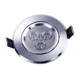 V-POWER 3W射灯LED背景墙灯全套客厅吊顶筒灯一体化天花灯节能灯具 多瓦数选择 3W暖白光C02