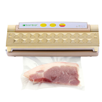 
                                        新鲜世界抽真空保鲜机 家用全自动封口机 商用食品真空包装机金尊版                 