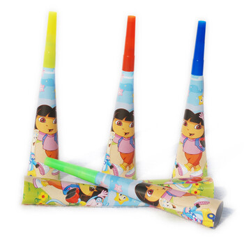 
                                        孩派生日装饰/生日派对用品/生日聚会用品/生日用品/多拉喇叭6个                