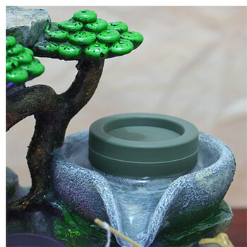 
                                        娜芸 开业礼品 假山流水喷泉盆景 家居装饰品 摆设加湿器工艺品摆件 带雾化 流水                
