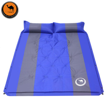 自由之舟骆驼 双人自动充气垫 户外帐篷露营野营睡垫防潮垫加宽加厚