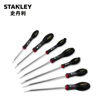 史丹利（Stanley）订制三色柄平行一字螺丝批   3.5x75mm  64-983-14