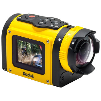 柯达（Kodak） SP-1 四防运动型摄像机 陆上套装（1424万像素 160度超广视角 全高清视频 Wi-Fi连接）