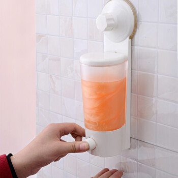 双庆家居 强力吸盘洗手液瓶壁挂式皂液器 SQ-1900