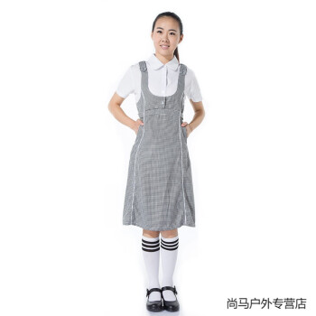 深圳统一校服 女中学生春夏季礼服制服 连衣裙裙子 套装 140cm 套装