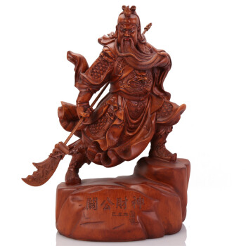 华庭丽娜 关公工艺品摆件 忠义关公像关羽武财神关二爷财神爷开业工艺礼品JHW 招财关公-小号关公财神9016