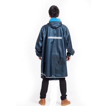 
                                                                                骑安有袖雨衣自行车电动车摩托车雨披加厚加大单人成人雨衣 哈青色 XXXL                