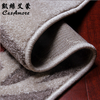 CasAmore现代简约客厅地毯 时尚设计师日韩风家居沙发茶几垫书房卧室床边毯进门垫大地垫 4080R 2000MMx2800MM