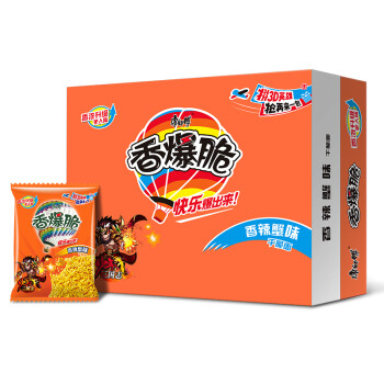 康师傅 方便面(ksf)香爆脆 香辣蟹味 干脆面 30袋整箱装