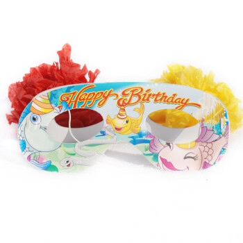 孩派HighParty儿童生日派对用品海底世界眼罩//派对用品//主题派对//6个