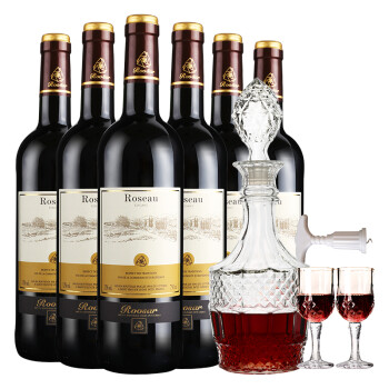 罗莎爱语（清雅版）干红葡萄酒 750ml*6瓶 整箱装 法国进口红酒