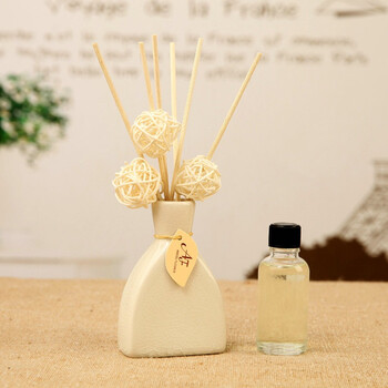 
                                        【京东超市】晟旎尚品 无火香薰精油套装 室内香薰藤条香薰套装 30ml 日式裂纹陶瓷瓶 玫瑰香型                
