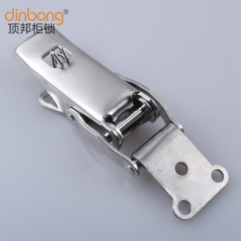 dinbongdinbong DK605不锈钢 搭扣锁 机械箱配电柜门锁灯箱锁机柜搭扣锁 不锈钢本色
