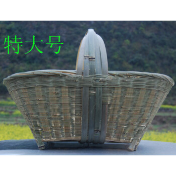 手工编织手提菜篮 小竹篮子鸡蛋篮 水果篮 收纳篮 竹编篮kaag定制 特