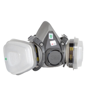 3M 6200配6005防毒七件套 防甲醛 防有机蒸气 实验室使用防毒面具 6200半面具配6005七件套(中号  标准)