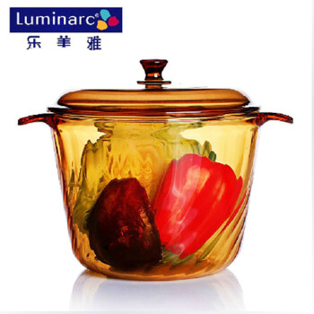 法国 弓箭 乐美雅 玻璃锅 琥珀锅 明火直烧 螺旋 3.5L