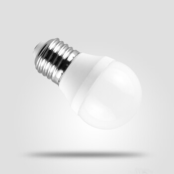 
                                        明锐LED灯泡4W E27大螺口接口球泡灯照明光源 暖白光3000K                