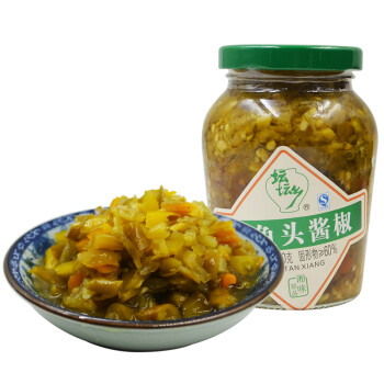 坛坛乡 蒸鱼头酱椒280克湖南特产辣椒酱蒸鱼头剁辣椒拌面酱