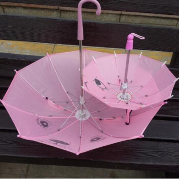
                                                            一口米 儿童雨伞可爱猫耳朵中号 涤纶小孩用道具伞 跳舞玩具晴雨伞公主长45cm 伞面79cm颜色随机                