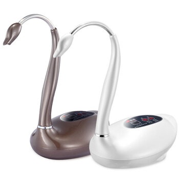 炜腾P12自动上水器茶具加水器电动抽水器家用 桶装水抽水泵压水器电动吸水器 优雅白