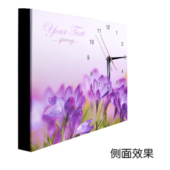 金品家 随意停电表箱配电箱装饰画客厅遮挡箱 带钟表 现代简约壁画无框画挂钟玄关遮挡 D 高40*60