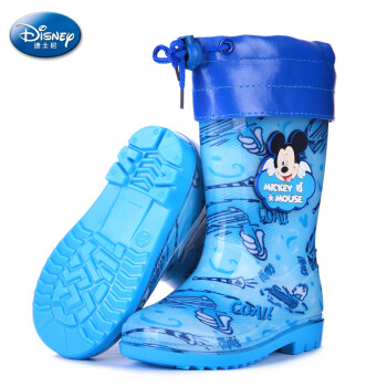 迪士尼（Disney）雨靴男女童宝宝水鞋 春夏款儿童雨鞋 米奇手枪款 37码