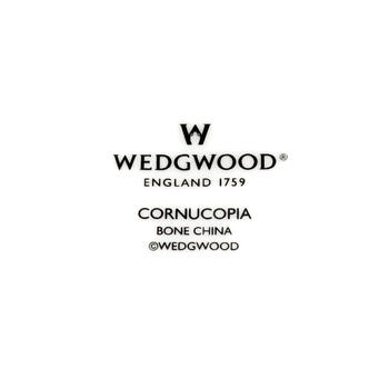 Wedgwood Cornucopia 丰饶之角  骨瓷  深蓝色 餐盘 27cm