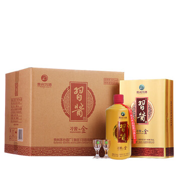 茅台集团 习酒 习酱 金 53度500ml*6瓶 整箱装白酒 口感酱香型