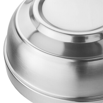 
                                        拜格BAYCO 不锈钢碗双层隔热16cm白金碗BX4854                