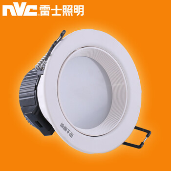 雷士照明NVC LED筒灯射灯 一体化防雾护眼天花灯具 过道客厅吊顶灯 911系列 91125开孔75白光3W