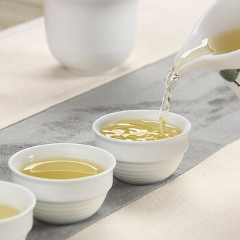 
                                        金镶玉 功夫茶具 清风雅韵套组 陶瓷茶壶茶杯茶海带过滤旅行茶具整套                
