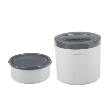 象印（ZOJIRUSHI）保温饭盒不锈钢保温桶三层便当盒真空焖烧杯2.0L