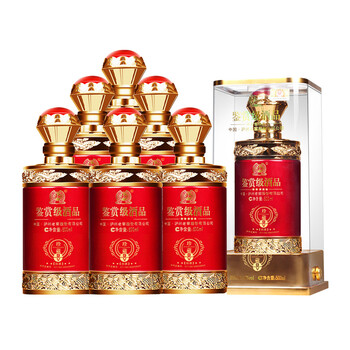 泸州老窖 鉴赏级酒品珍藏9v 52度 整箱装白酒 500ml*6瓶 浓香型